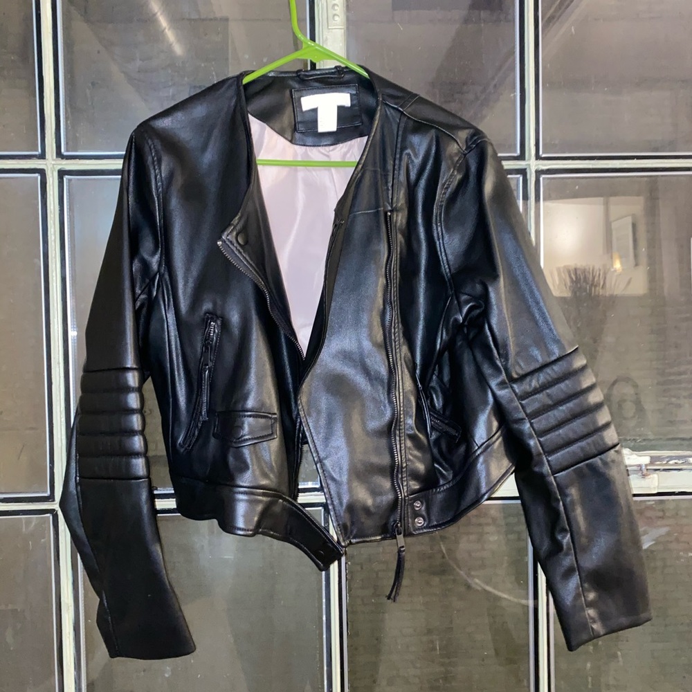 H&M pleather jacket